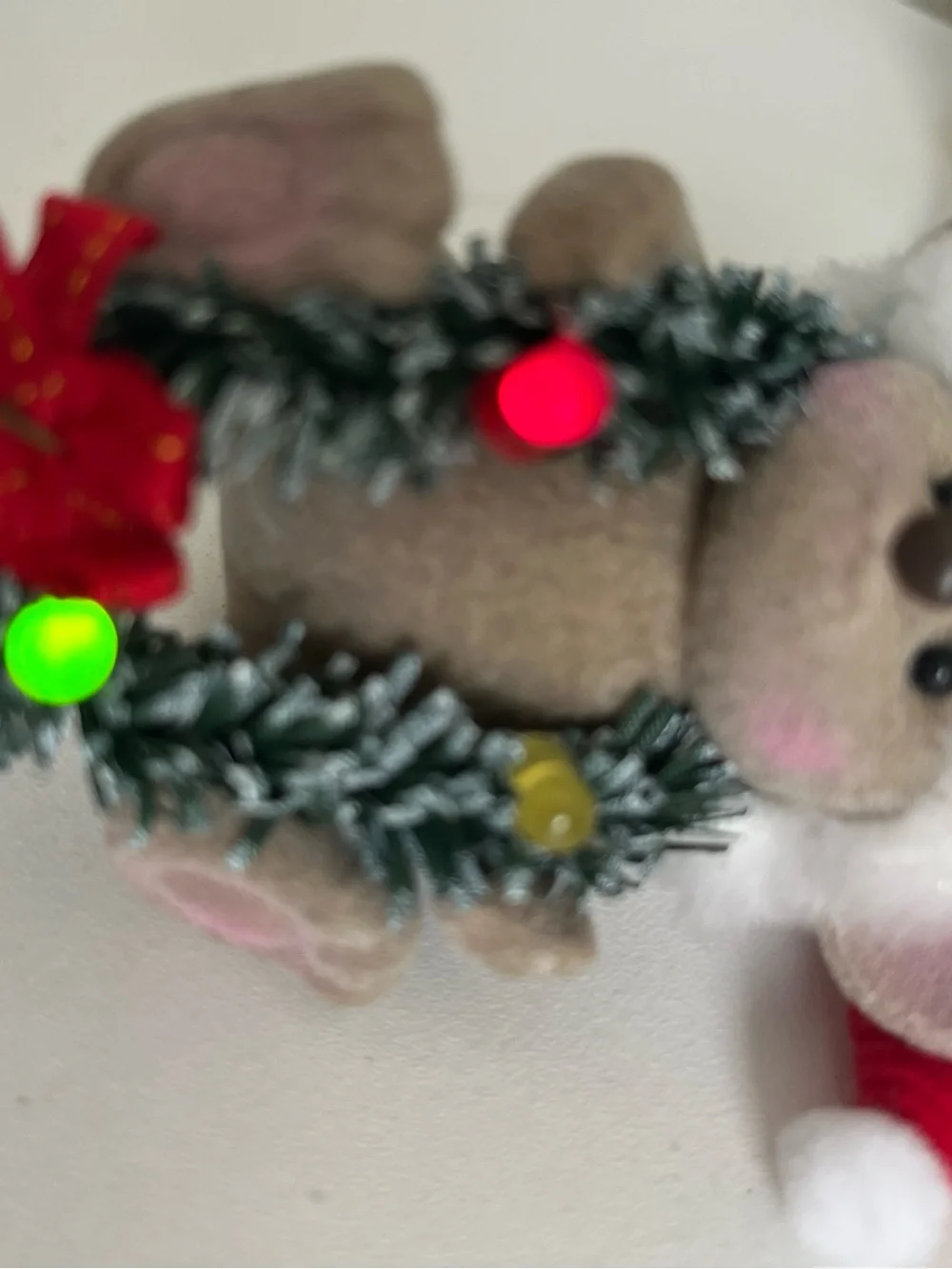 Vintage GE General Electric Christmas Lights Mouse Trees LED String 7.5 ft 2 Set